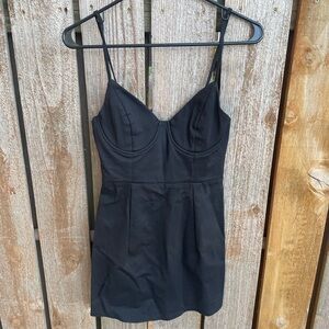 Polly black mini dress . Size 4